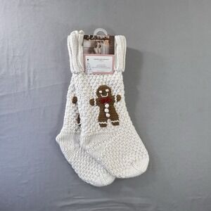 Cupcakes and Cashmere With Gingerbread Man and Woman Christmas Stockings 22"